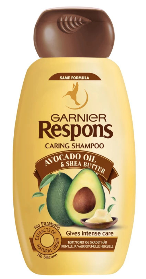 Шампунь Garnier Respons с маслом авокадо и маслом ши, 250 мл 