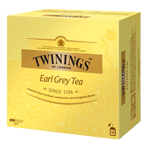 Twinings Earl Grey Черный чай 50x2г