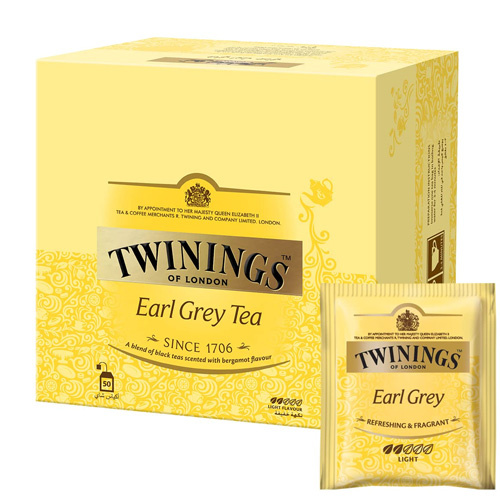 Twinings Эрл Грей чай в пакетиках 100шт 