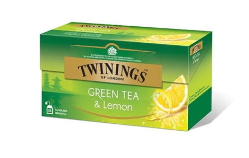 Twinings Зеленый чай Лимон 25x1,6гр.