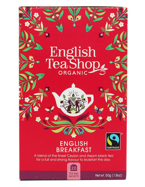 English TeaShop Органический черный чай Английский завтрак 20 шт