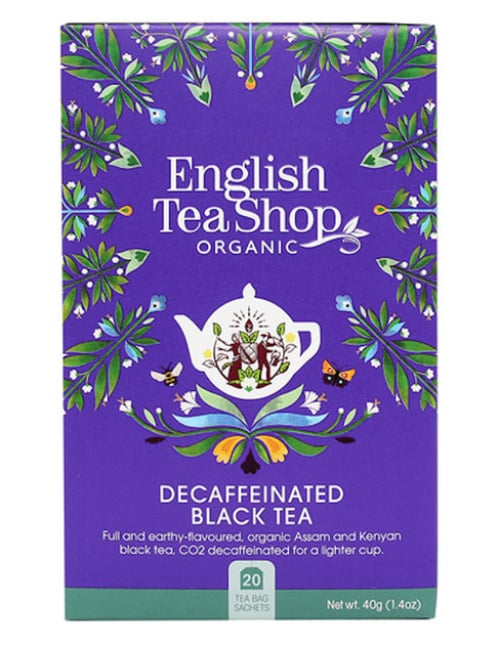 English TeaShop Органический чёрный чай без кофеина 20 шт