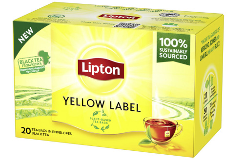 Чай Lipton Yellow Label 20шт.