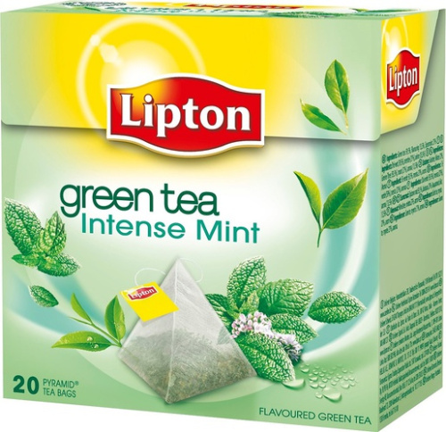 Lipton чай зелёный с мятой в пакетиках 20 шт