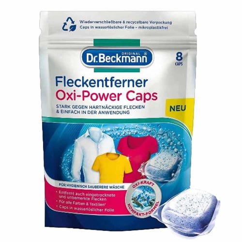 Dr.Beckmann Oxi Power Пятновыводитель в капсулах 8x20г