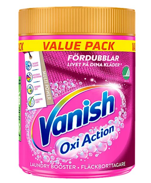 VANISH GOLD пятновыводитель розовый 940г 