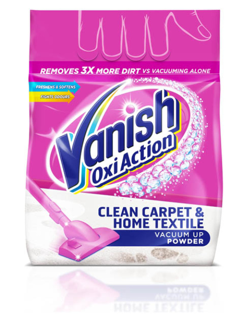 Vanish Oxi Action 650 г порошок для ковров и мебели 