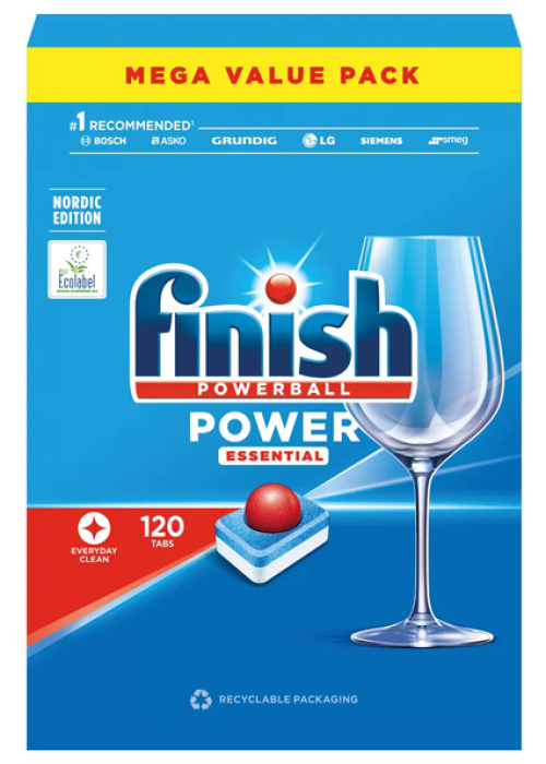 Finish Power Essential Таблетки для посудомоечной машины 120 шт