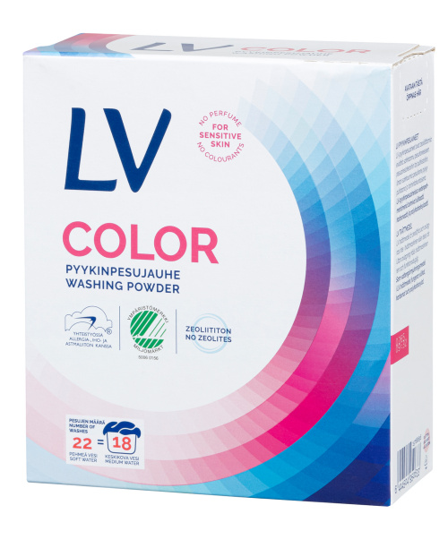 LV концентрат стирального порошка для цветного белья 750 г