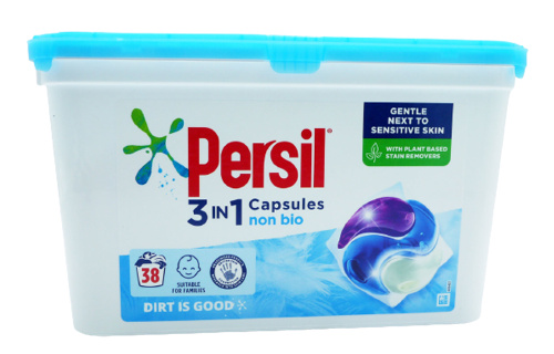 Persil 3 in 1 Non Bio Laundry Капсулы для стирки 38шт