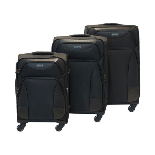 Alezar Grand Premium Набор чемоданов Черный (20" 24" 28")