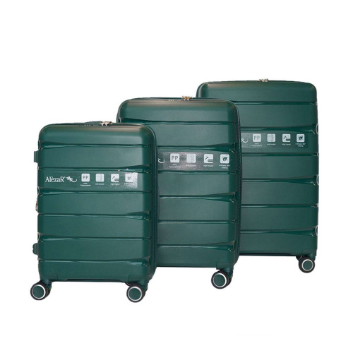 Alezar Lux Digitex Набор чемоданов Зеленый ( 20" 24" 28")