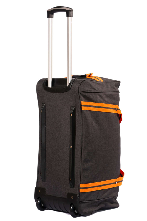 Alezar сумка спортивная на двух колесах Серо-Оранжевая 24