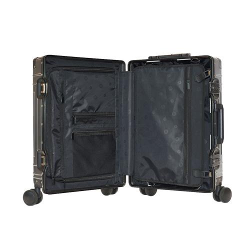 Alezar Lux Spinner Алюминиевый чемодан Серый  26