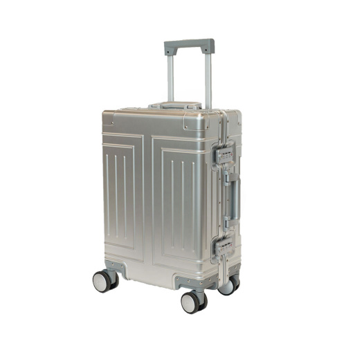 Alezar Lux Spinner Алюминиевый чемодан Серебро 26