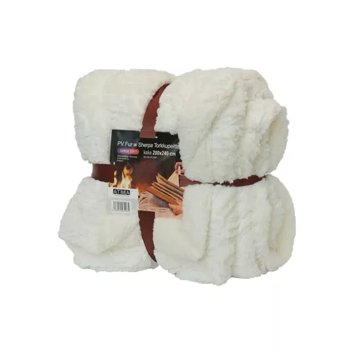 Atma Sherpa Плед бежевый 200 * 240 см