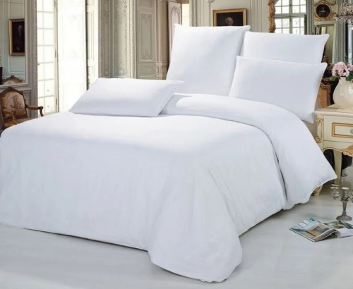 Atma комплект постельного белья 2х-спальный белый 100% хлопок