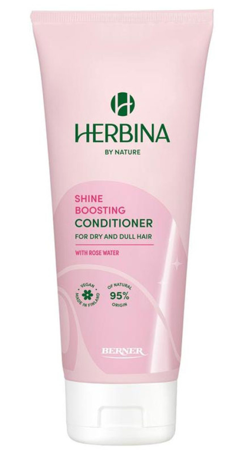 Кондиционер Herbina Shine Boosting, придающий блеск, 200 мл 