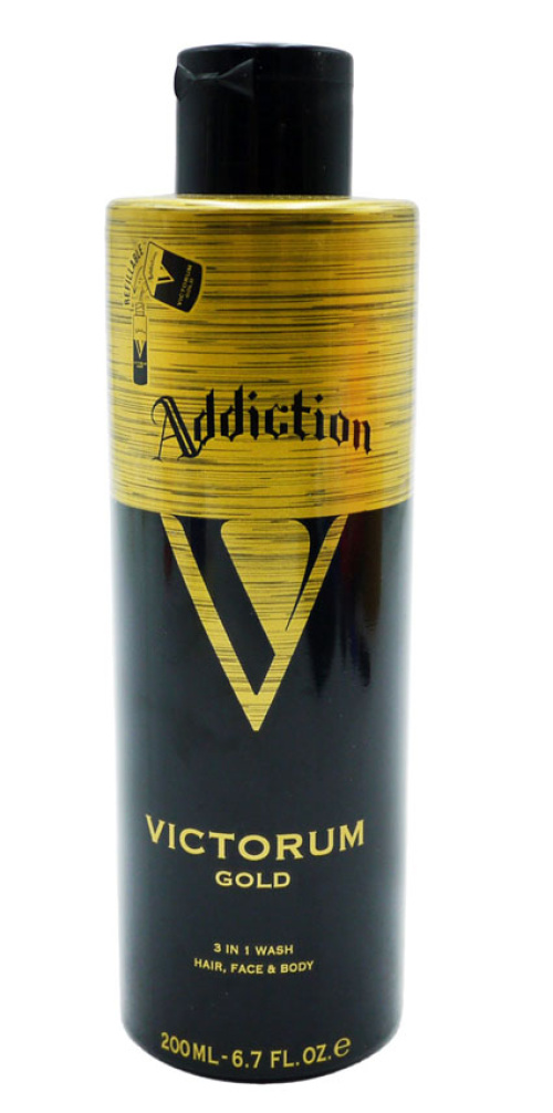 Addiction Гель для душа 3 в 1 Victorum Gold 200 мл