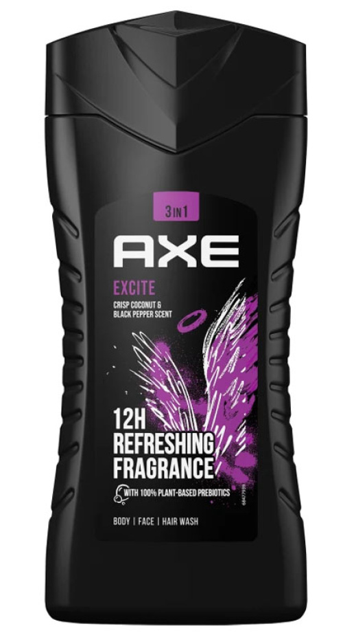 AXE Гель для душа 3в1 Эксайт 250 мл