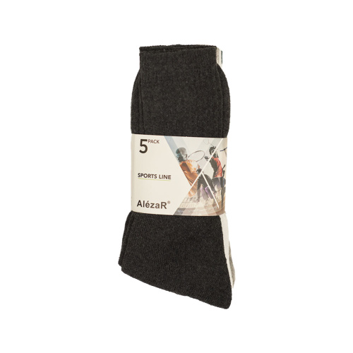 Nordsox Мужские хлопковые носки 5 шт черные 43-46