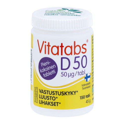 Vitatabs D50, 50 г, 150 таблеток 