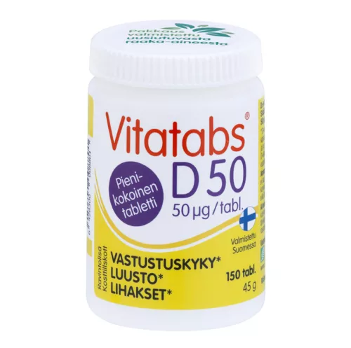Vitatabs D50, 50 г, 150 таблеток 