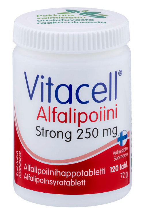 Vitacell Альфа-липон Strong 250 мг 120 табл.  