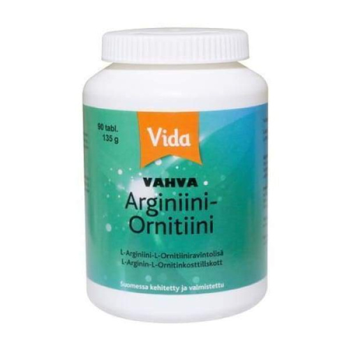 Vida Strong Arginine Ornithine 90 таблеток