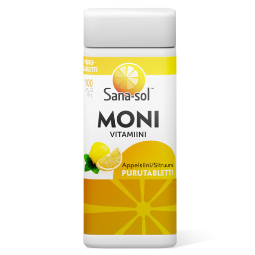 Sana-sol мультивитамин 107г апельсин-лимон 100 таблеток
