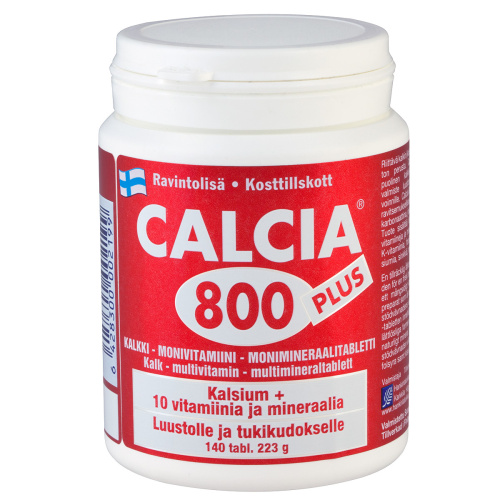 Calcia 800 PLUS 140 таблеток, 223 г