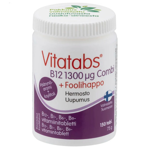 Vitatabs B12 Combi Груша 150 табл. пищевая добавка 