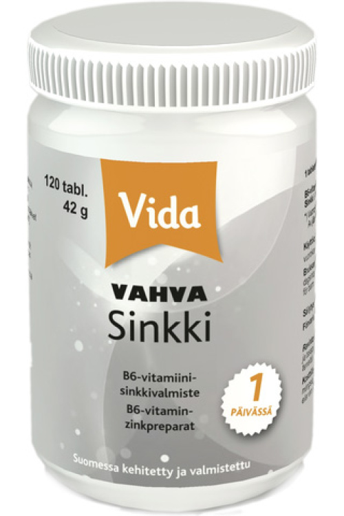 Vida витамины цинк + B6 120 шт