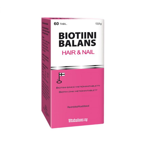VB витамины биотиновый баланс волос и ногтей 60 таблеток