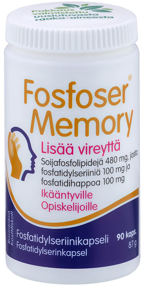 Витамины для улучешния памяти Fosfoser 87гр, 90 шт