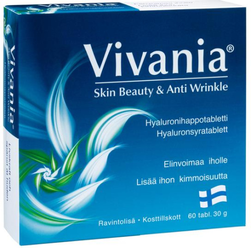 Vivania для кожи увлажнение и эластичность 60 таблеток