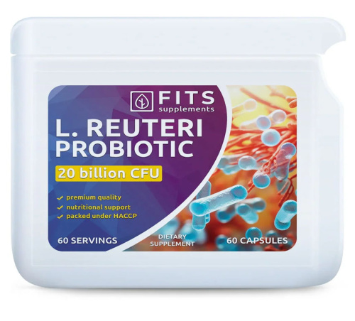 Пробиотики L. Reuteri Lactobacillus 60 капсул 