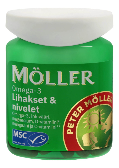 Möller 60kaps Omega-3 Мышцы и суставы Omega-3