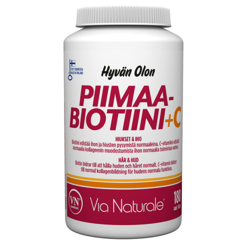 Hyvän Olon Пиимаа, Биотин+C 180 табл