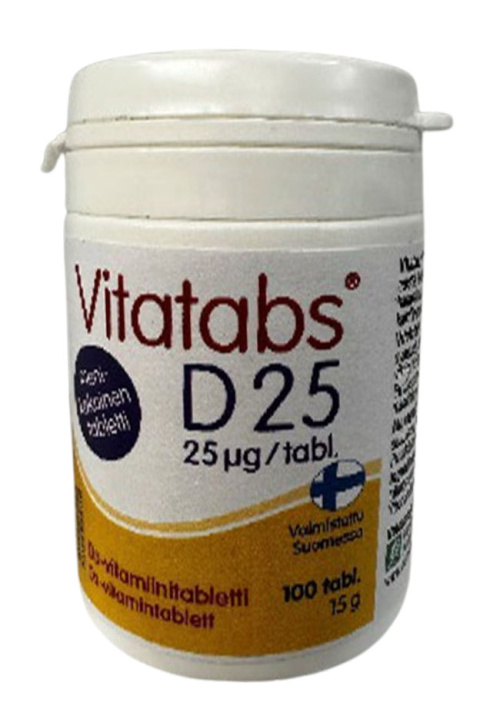 Vitatabs D Витамин 25мкг/100табл 