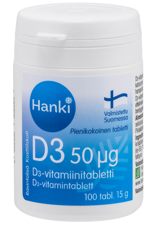 Hanki Витамин D3 50 мкг 100 табл. 15 г
