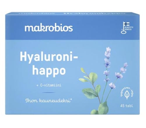 Makrobios Hyaluronihappo + C 45 tabl.