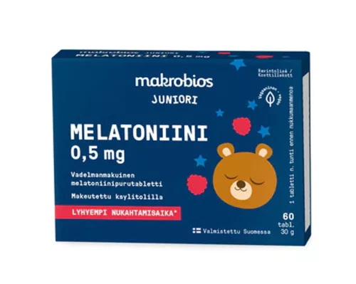 Макробиос Юниор Мелатонин 0,5 мг 60 таблеток