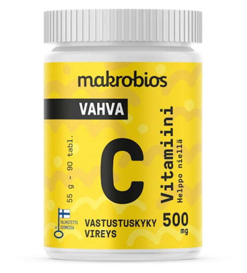 Makrobios C-vitamiini 500mg 90 tabl.