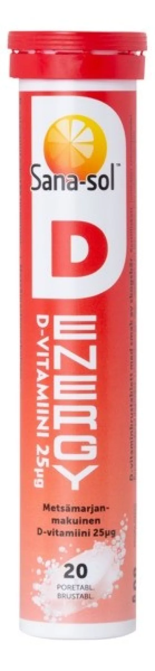 Sana-sol растворимые таблетки D 25мкг 20 шт