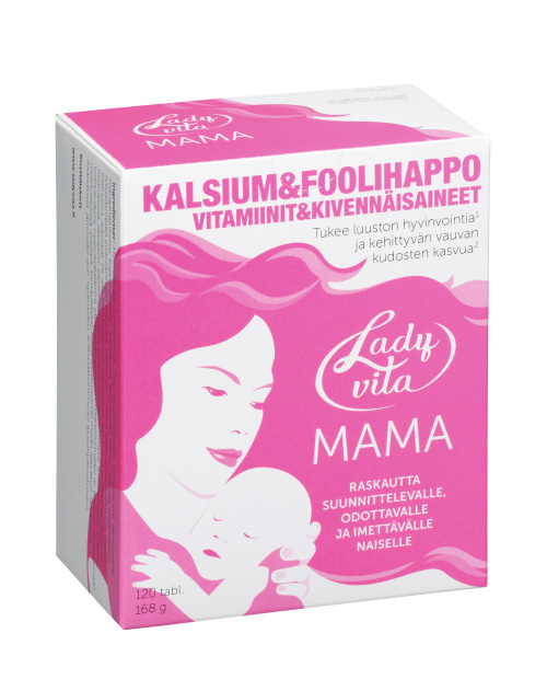 Мультивитамины и иммунитет Ladyvita Mama Kalsium, Monivitamiini 120 ...