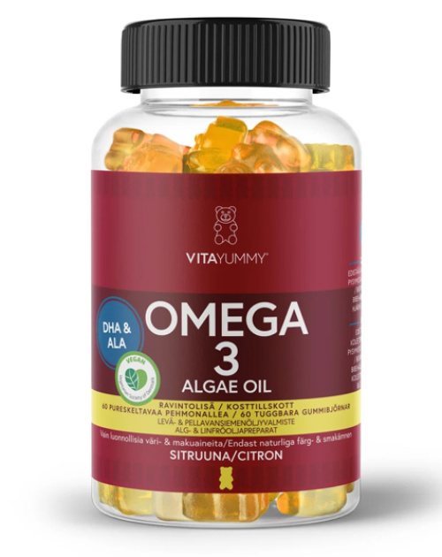 VitaYummy Омега-3 с лимонным вкусом 60 жевательных пастилок