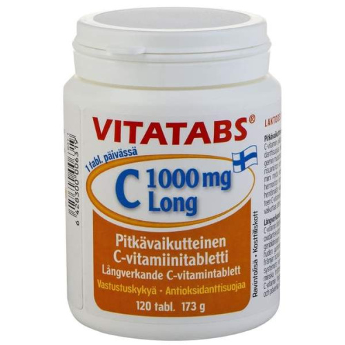 Vitatabs C 1000 мг длинные 120 таблеток 173 г