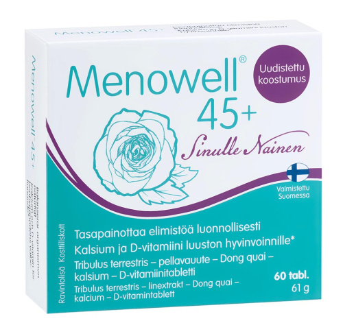 Menowell Витамины для женщин 45+ 60 табл