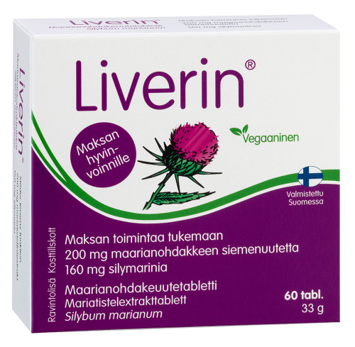 Liverin для поддержки печени 60 таблеток